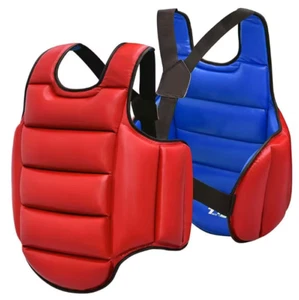 Karate Taekwondo Boxing Muay Thai MMA Chest Guard | Reversible Chest Protecto... - Picture 1 of 6