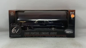 1:18 HIGHWAY 61 1963 PONTIAC LEMANS COUPE RARE BLUE/BLACK NIB - Picture 1 of 3