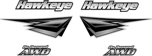 2006 Polaris Hawkeye 300 ATV Decal Kit 4x4 - Picture 1 of 1