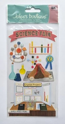 Jolee's School Science Fair Project Scrapbooking Stickers - Image 1 of 2