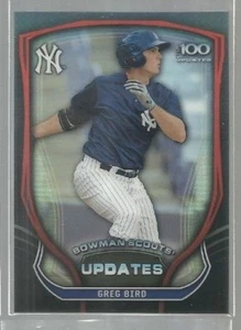 2015 Bowman Chrome Bowman Scouts Update #BSUGB Greg Bird (ref43192) - Picture 1 of 1