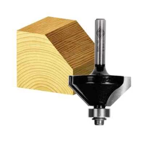 Carbitool T916B1/2 45 Degree 1/2 Shank 2 Flute TCT Chamfering Bit with Ball B... - Picture 1 of 4