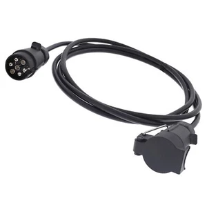 3 Mtr. 7-poliges Verlängerungskabel M/W Anhänger Trailer Kabel Verlängerung 12V - Bild 1 von 2