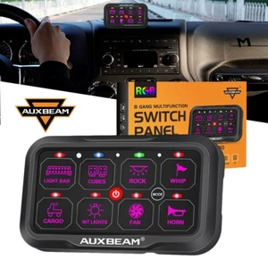 AUXBEAM AR-800 8 Gang RGB Switch Panel Controller for Kawasaki Teryx KRX 1000 - Foto 1 di 12