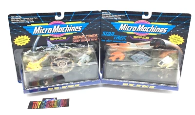 Micro Machines Star Trek DEEP SPACE NINE Set Of 2 RUNABOUT CARDASSIAN SHIP - Image 1 of 4