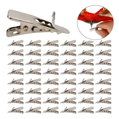 50PCS Mini Metal For Holiday Flower Holiday Tree Ornament Fixed Clip Tool - Image 1 of 4