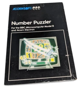 Numero Puzzler 1983 Classico Grande Scatola Gioco Vintage Acorn Elettrone BBC - Foto 1 di 3