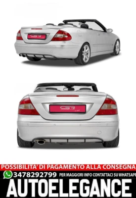 Difusor trasero para Mercedes-Benz CLK C209 A209 - Imagen 1 de 4