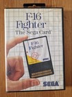 F-16 Fighter Sega Card For Sega Master System Boxed (No Manual)