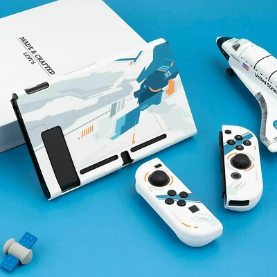 GeekShare Nintendo Switch Protective Case Slim Cover Case White Space Aircraft - Image 1 of 4