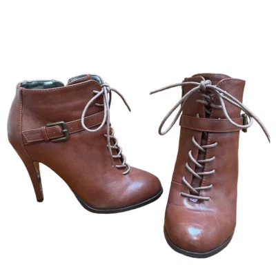 Michael Antonio Mujer Stiletto Botines Marrón Talla 7.5 Foto 1 de 4