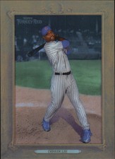 2007 Topps Turkey Red Chrome Refractors Cubs Baseball Card #96 Derek Lee /999