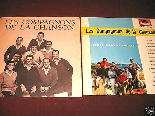 Les Compagnons De La Chanson - RARE 1960 Israel Press 2xLP Vinyl / La Mama - Image 1 of 1