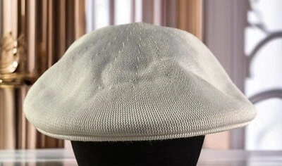 Polo Ralph Lauren водителей крышка шляпа S/M белый Newsboy мужчин Americana логотип винтажный EUC - Изображение 1 из 4