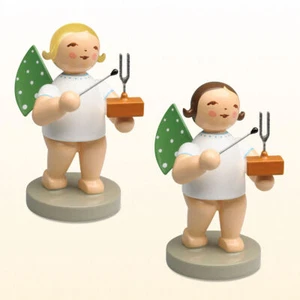 Wendt & Kühn Engel mit Stimmgabel blond/braun Erzgebirge Fachhandel neu 2024 - Bild 1 von 10