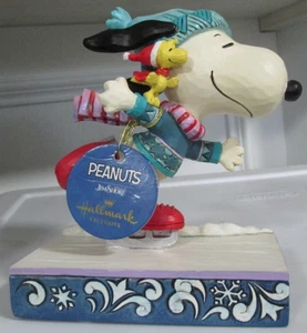 Snoopy Peanuts Jim Shore Gliding Friendship Hallmark Exclusive 6013050 NO Box - Picture 1 of 3