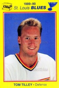 1989-90 St. Louis Blues Kodak #22 Tom Tilley
