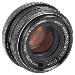 SMC Pentax-M 50mm f1.7 PK K Mount for KX K1000 MX MG MV MV1 LX K2 (8007478) - Picture 1 of 9