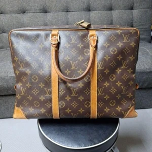 Louis Vuitton Monogram Porte-Documents Voyage Business Bag M53361 from Japan - Picture 1 of 19