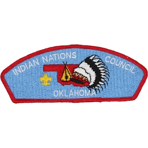 Indian Nations Council Schulteraufnäher CSP Oklahoma OK Pfadfinder BSA Sm Version - Bild 1 von 2