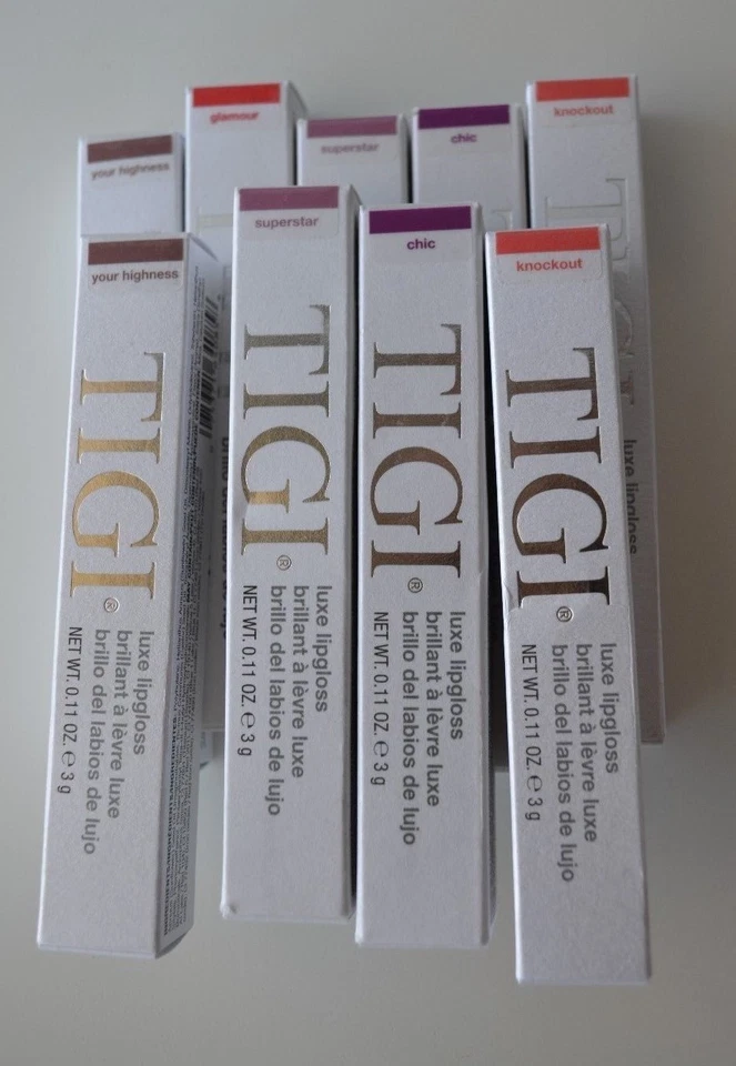 Brillo de labios TIGI Luxe 0,11 oz ELIGE TU COLOR Foto 1 de 1