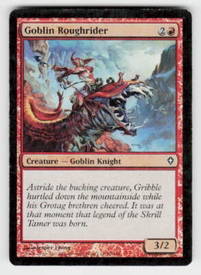 Worldwake #82 Goblin Roughrider FOIL - Image 1 of 2