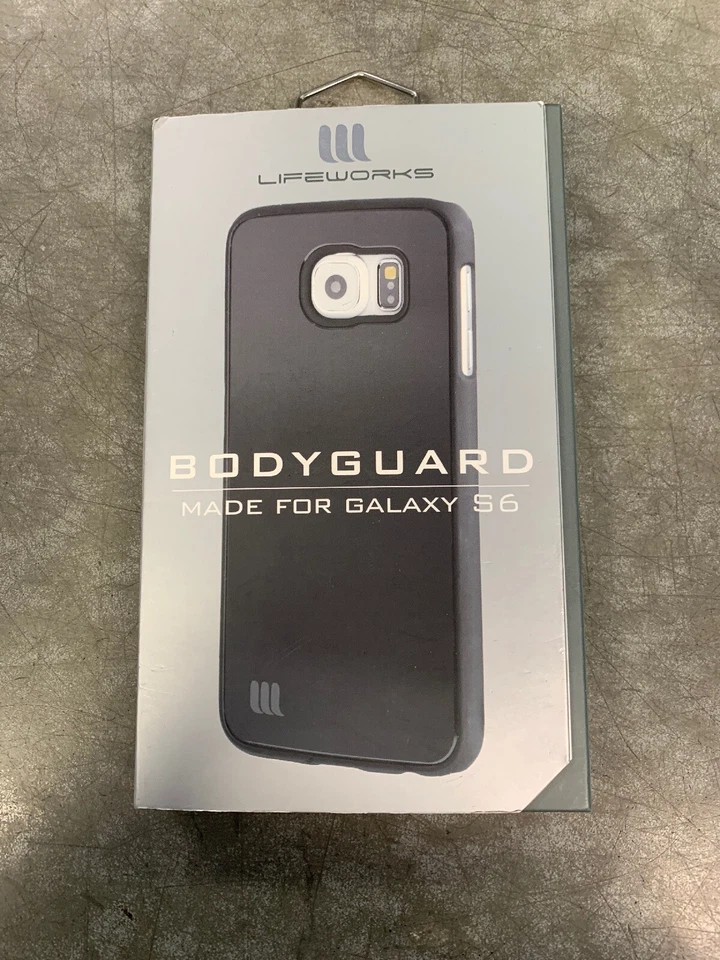 Nuevo Estuche Rígido Negro Lifeworks Bodyguard Galaxy S6 Protección Aluminio Añadida Foto 1 de 4