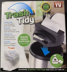 Trash Tidy Garbage Bag Dispenser, 15 Bags for 13 Gallons - Picture 1 of 4