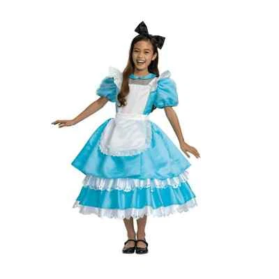 Disguise Disney Alice In Wonderland Girl's Prestige Halloween Costume XS (3T-4T) - Image 1 of 2