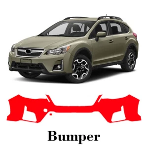 Front bumper PreCut PPF Paint Protection Film For Subaru Crosstrek 2016-2017 - Picture 1 of 7