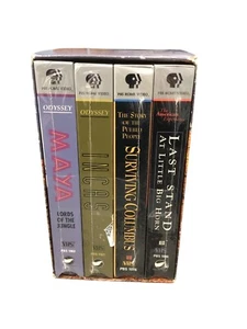 PBS VHS set  of 4 Tribal Legacies 1993 with slip case Odyssey Series - Picture 1 of 8