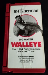 IN-FISHERMAN BIG WATER WALLEYE VIDEO VCR TAPE VHS FORMAT 60 MIN 1994 - Picture 1 of 3