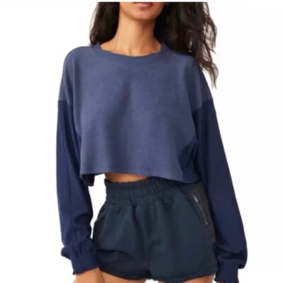 Sudadera corta Free People Movement Surfside para mujer M Pullover ropa deportiva Foto 1 de 4