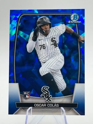 2023 Bowman Chrome Sapphire #20 OSCAR COLAS (RC) - Image 1 of 2