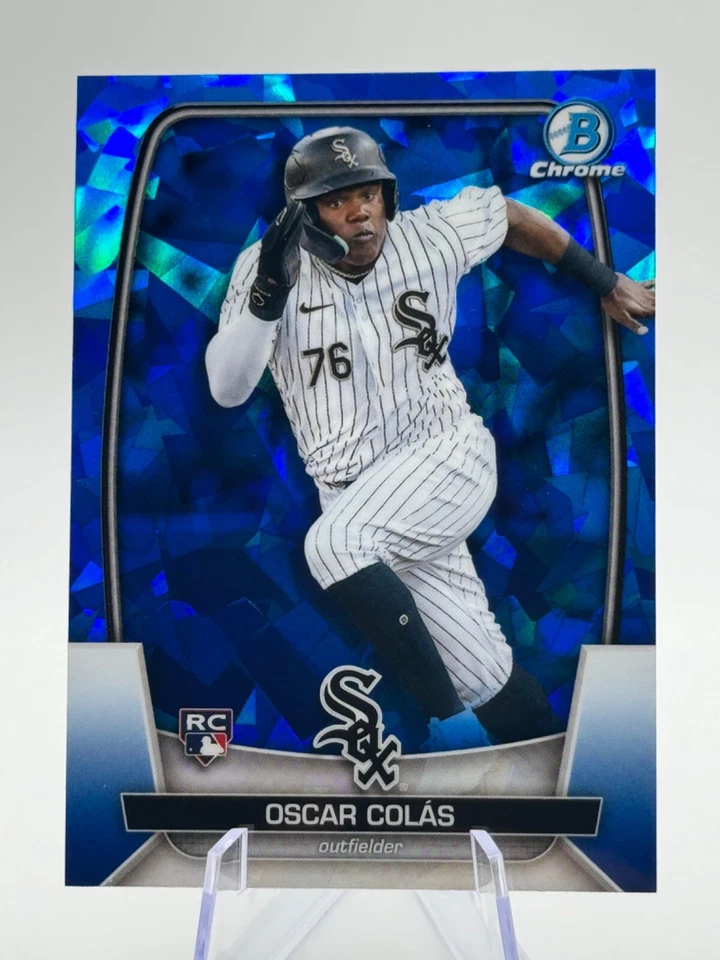 2023 Bowman Chrome Sapphire #20 OSCAR COLAS (RC) - Image 1 of 2