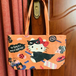 KT Kitty Halloween Shopping Bag Anime PU Shoulder Bag Handbag Tote Travel - Picture 1 of 10