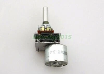 Audio Motorized Potentiometer 16mm Dual-Gang A50K 50K 25mm D Shaft For Panasonic - Image 1 of 3