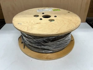 870FT Security Cable 22/6 Stranded Shielded CCA Fire Burglar Alarm CCTV - Gray - Picture 1 of 3