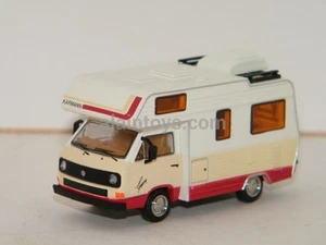 VOLKSWAGEN T3 CAMPING CAR BLANC BREKINA HO 1/87 Réf 33975 - Imagen 1 de 4