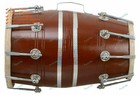 Wooden Dholak Indian Folk Indian Musical Instrument Nuts N Bolt Drum With Cover