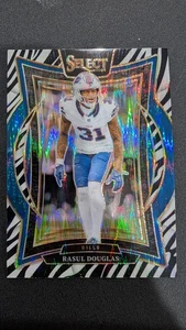 2024 Select Football Rasul Douglas ZEBRA SHOCK PRIZM SSP Case Hit Buffalo Bills - Picture 1 of 2