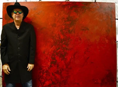 Mark Little Original Giant Canvas Painting 84”X62” (7 Foot) Abstract Modern XL - Image 1 of 4