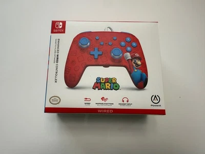PowerA Enhanced Wired Controller for Nintendo Switch Super Mario Factory Sealed - Image 1 of 4