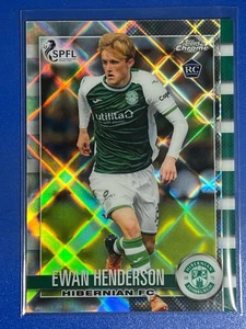 Topps Chrome SPFL 22/23 Refractor Hibernian Fc RC Ewan Henderson #87 - Picture 1 of 3