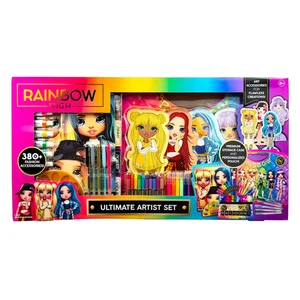 Rainbow High Ultimate Art Set Kids Coloring & Painting Set Reusable Storage C... - Picture 1 of 4
