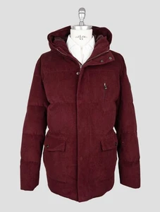 NEW ISAIA BURGUNDY COTTON CASHMERE VELVET COAT US 42 - EU 52 ICZ6 - Picture 1 of 6