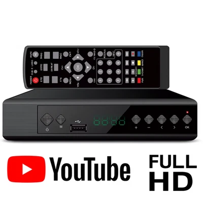 Digitale Terrestre Decoder Ricevitore DVB-T3 USB HDMI Scart con telecomando Pile - Immagine 1 di 4