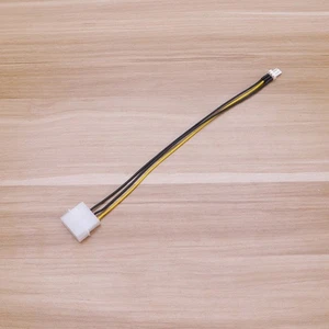 Adaptador de conector de extensión de ventilador de cable de conexión de 3 piezas a 3 pines - Imagen 1 de 11
