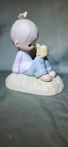 Vintage 1977 Precious Moments ""Love Is Kind"" Jonathan e David E-/1379/A - Foto 1 di 5