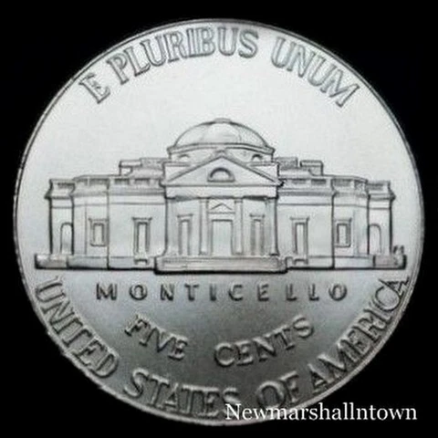 2008 P Jefferson Nickel ~ Uncirculated U.S. Coin from Bank Roll Cover